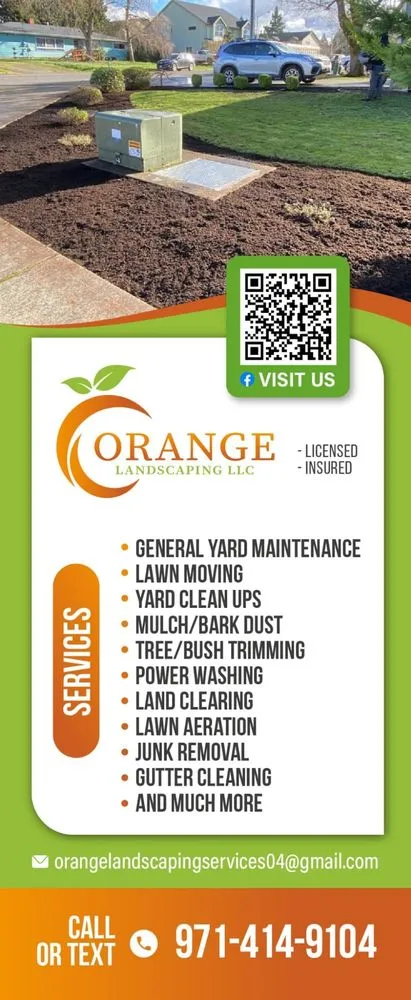 Reliable yard cleanup service in Woodburn, OR by Orange Landscape