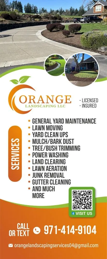 Custom lawn mowing service experts serving Woodburn, OR - Orange Landscape