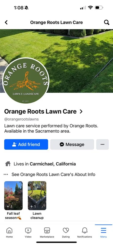 Custom outdoor landscaping in Carmichael, CA by Orange Roots