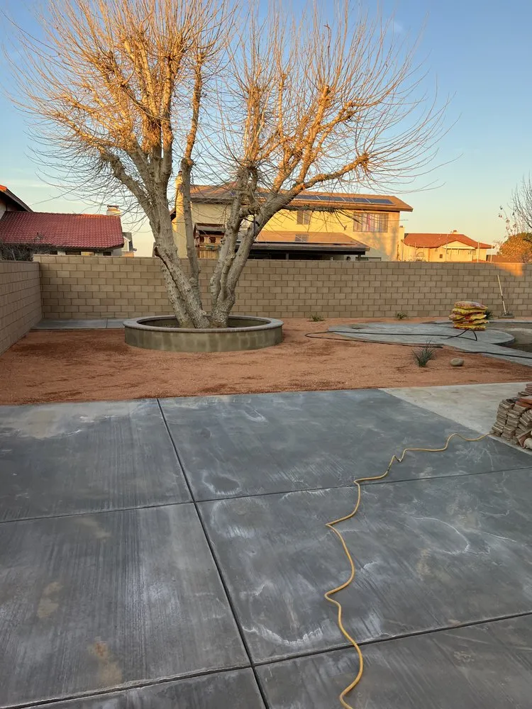 Professional yard maintenance in Victorville, CA - Orange Stone Concrete & Landscaping