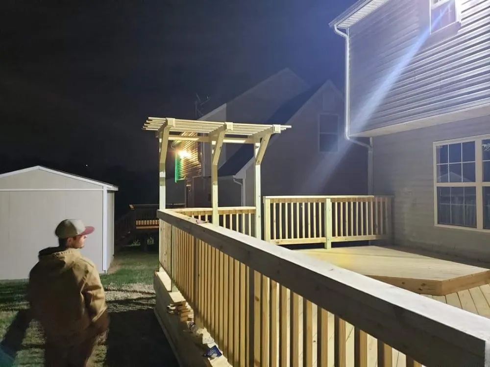 Custom yard cleanup service in Charles City, VA by ORB Construction