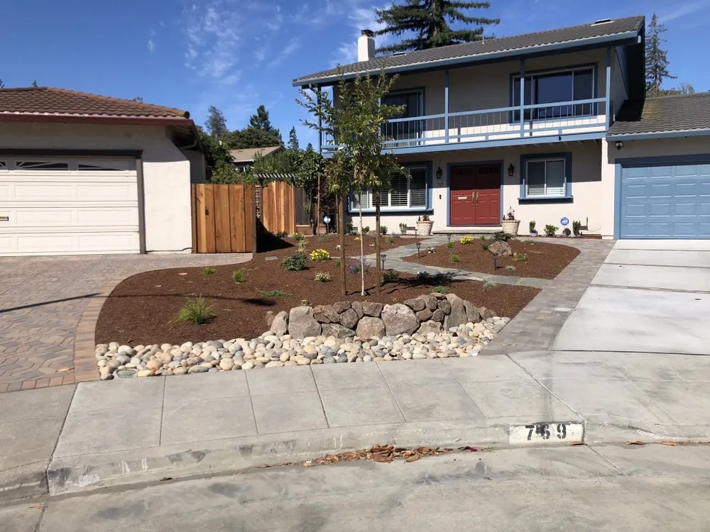 Professional outdoor landscaping in Gilroy, CA by Orchard Bay Landscaping