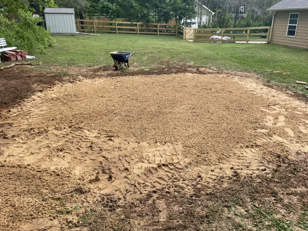 Professional garden landscaping for beautiful yards in Hampton, GA by Orchard Contracting