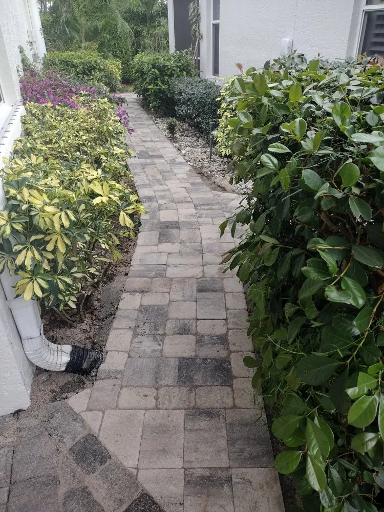 Professional outdoor landscaping in Naples, FL by Orchid Lawn Services