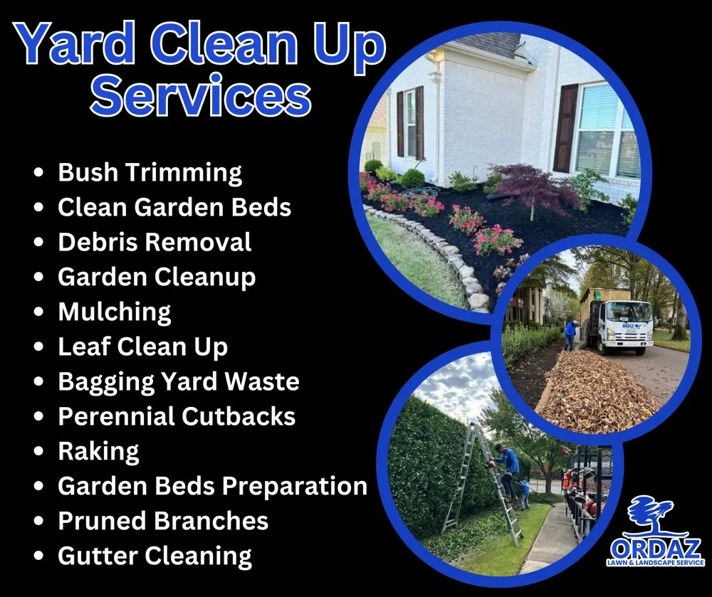 Trusted yard maintenance experts serving Memphis, TN - Ordaz Lawn & Landscaping Service