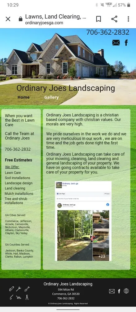 Professional yard cleanup service for year-round maintenance across Commerce, GA - Ordinary joes ga