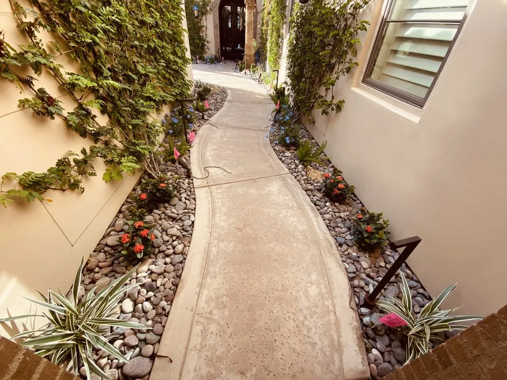 Trusted lawn mowing service for residential properties in North Palm Springs, CA by Orellana’s landscape