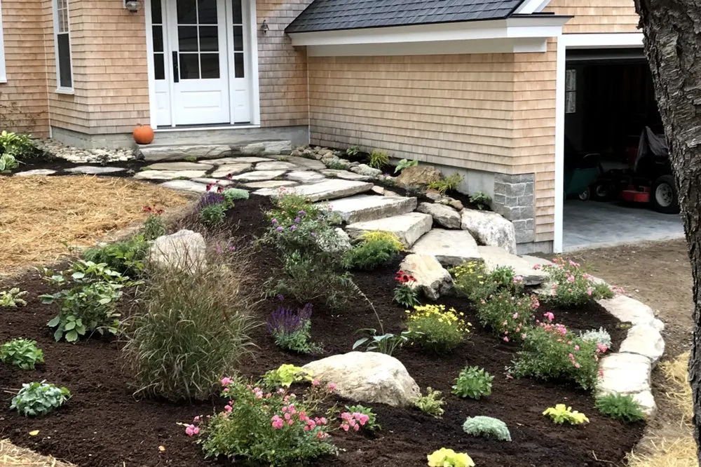 Top-rated landscape design near you in Brunswick, ME by Organic Innovations Stonework And Design