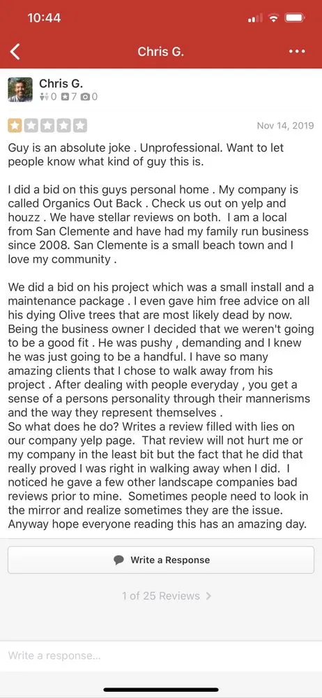 Local landscape design with custom design in San Clemente, CA by Organics Out Back