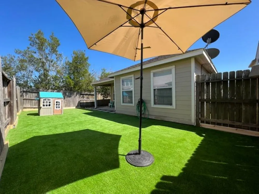 Professional yard maintenance in Houston, TX by Original Synthetics