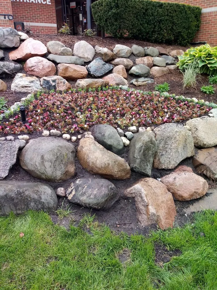 Affordable garden landscaping for homes in Orion Township, MI by Orion Lawn