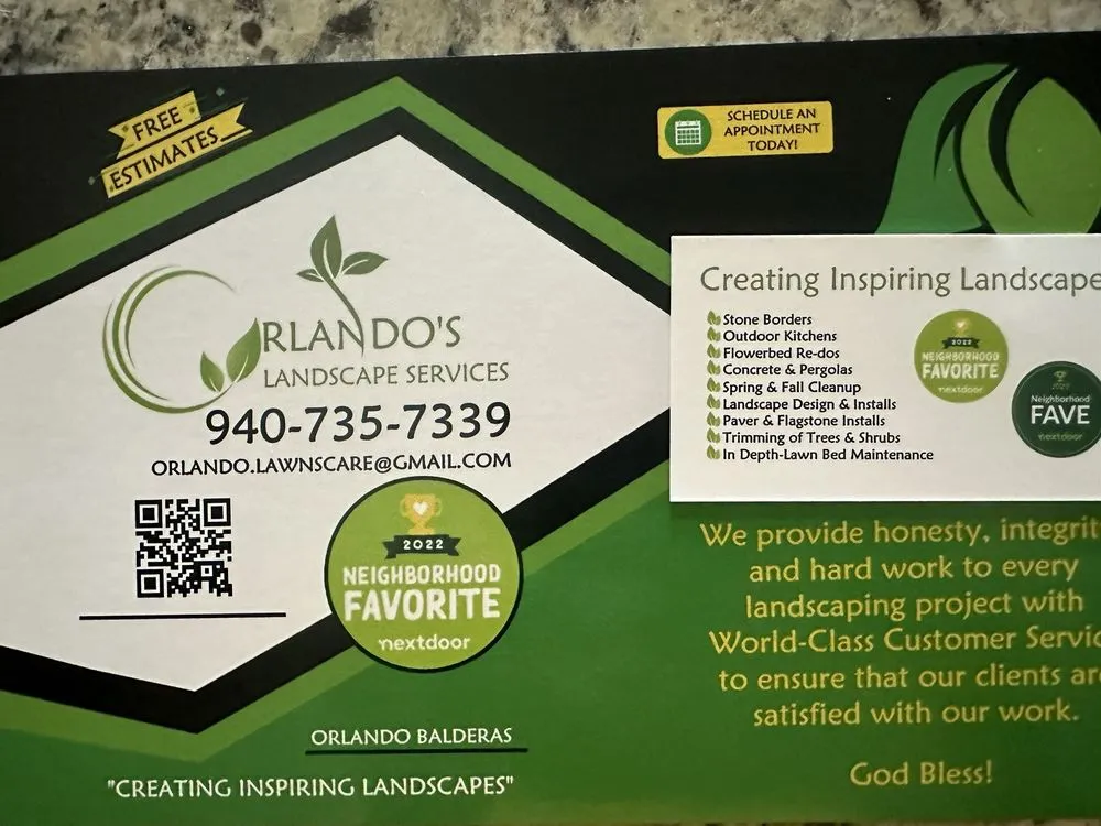 Professional outdoor landscaping experts serving Mesquite, TX - Orlando's Landscaping