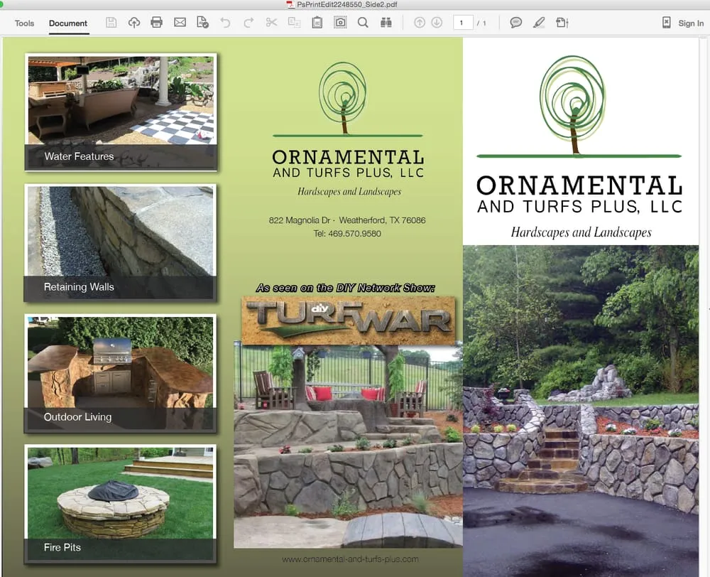 Reliable residential landscaping near you across Weatherford, TX - Ornamental and Turfs Plus