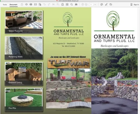 Ornamental and Turfs Plus Logo