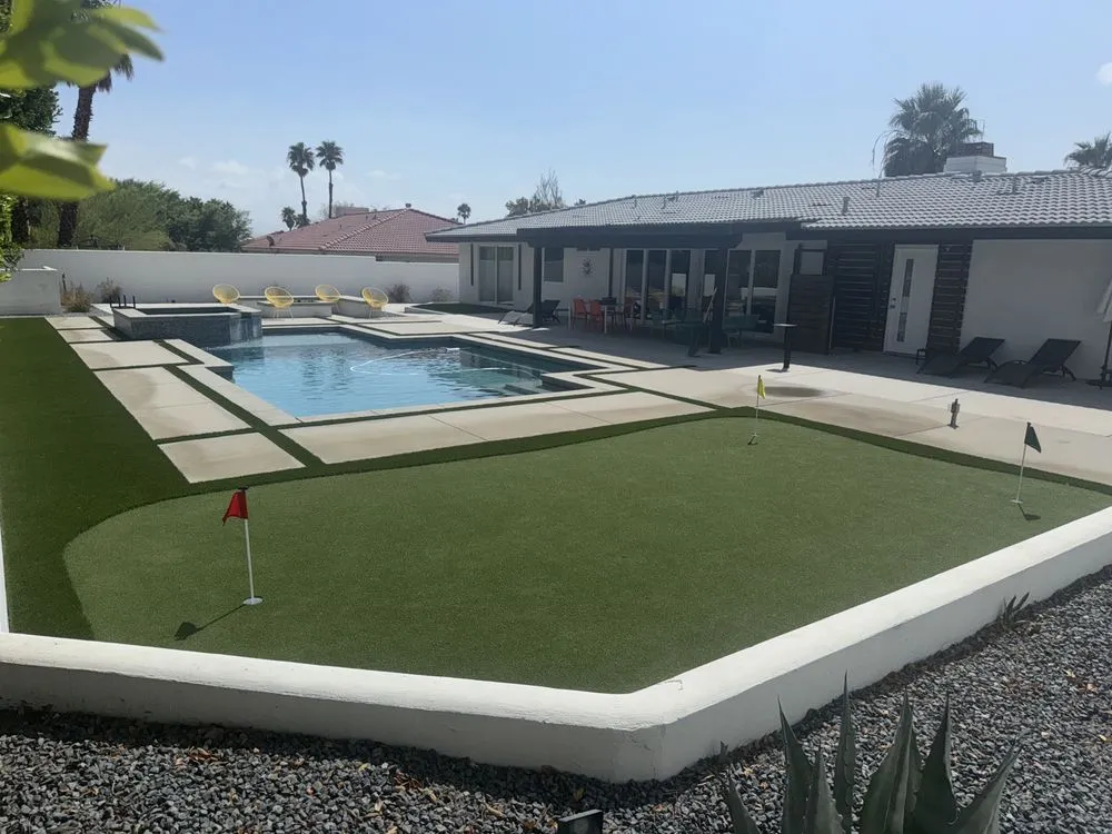 Affordable yard maintenance in North Palm Springs, CA by Oro Desert Spartan Tree & Landscape Turf Service