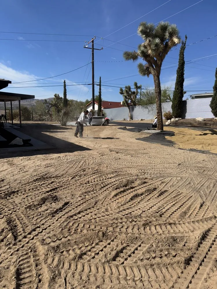 Local outdoor landscaping in North Palm Springs, CA by Oro Desert Spartan Tree & Landscape Turf Service