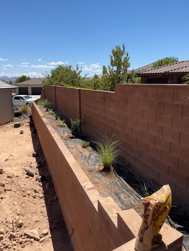 Local landscape installation in St. George, UT by Oroz Landscaping