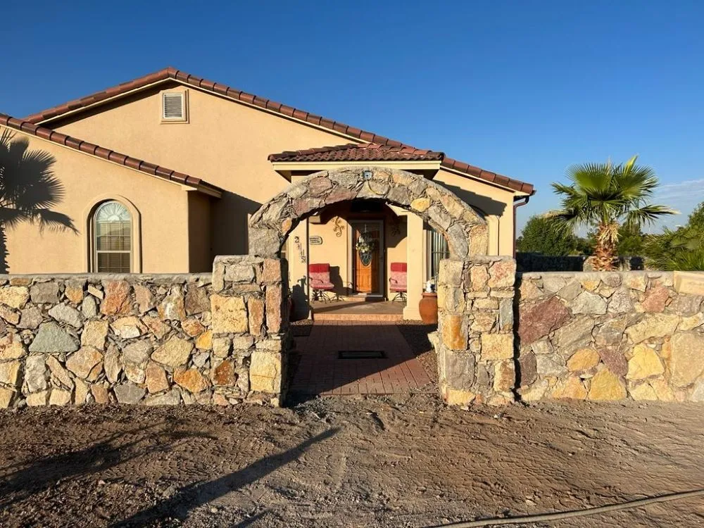 Professional landscape installation in Las Cruces, NM by Orozcos Landscaping