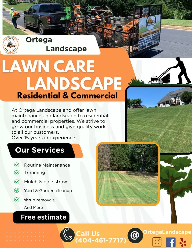 Reliable lawn care service in Jonesboro, GA by Ortega Landscape