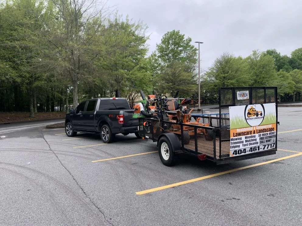 Affordable lawn mowing service for year-round maintenance in Jonesboro, GA by Ortega Landscape