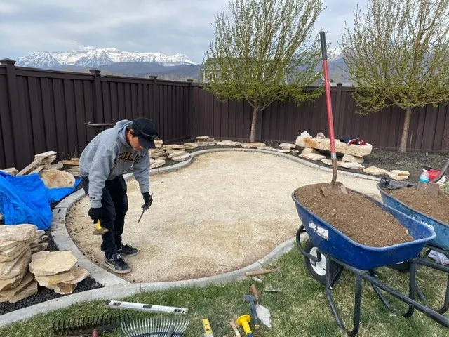 Custom landscape design for homes in Heber City, UT by Ortega's Landscaping