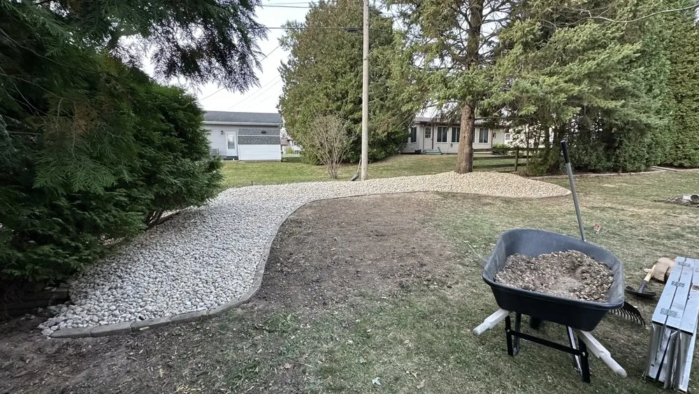 Affordable landscape installation in Kenosha, WI by Ortiz Equity Development