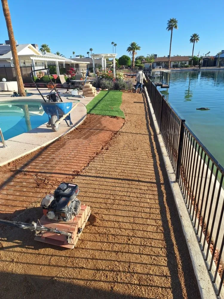 Expert outdoor landscaping for beautiful yards in Surprise, AZ by Ortiz Hardscape & Landscaping