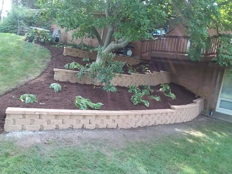 Trusted garden landscaping for residential properties in Bolingbrook, IL by Ortiz Landscaping