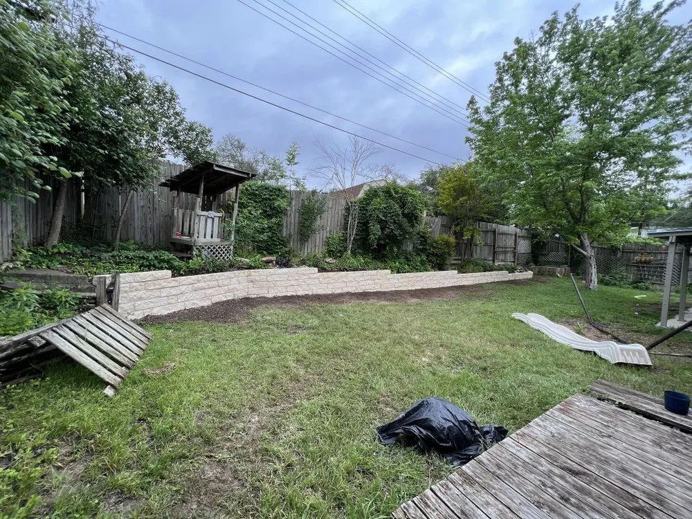 Custom yard cleanup service for homes in Hutto, TX by Ortiz Landscaping