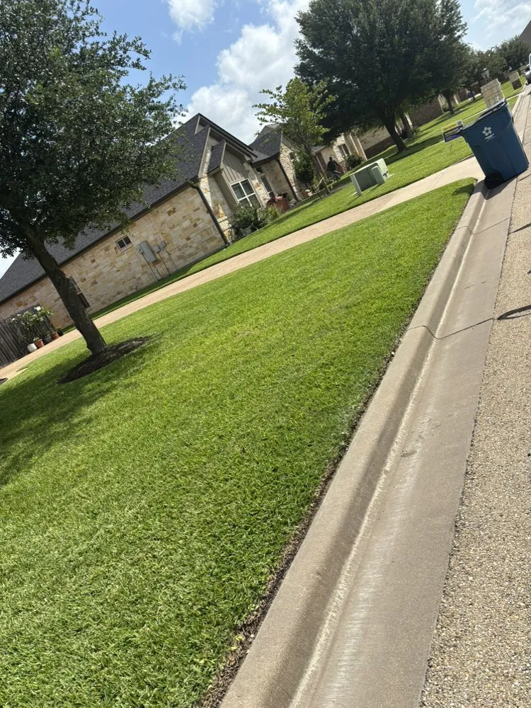 Custom landscape installation for outdoor upgrades in Lacy-Lakeview, TX by Ortiz Landscaping