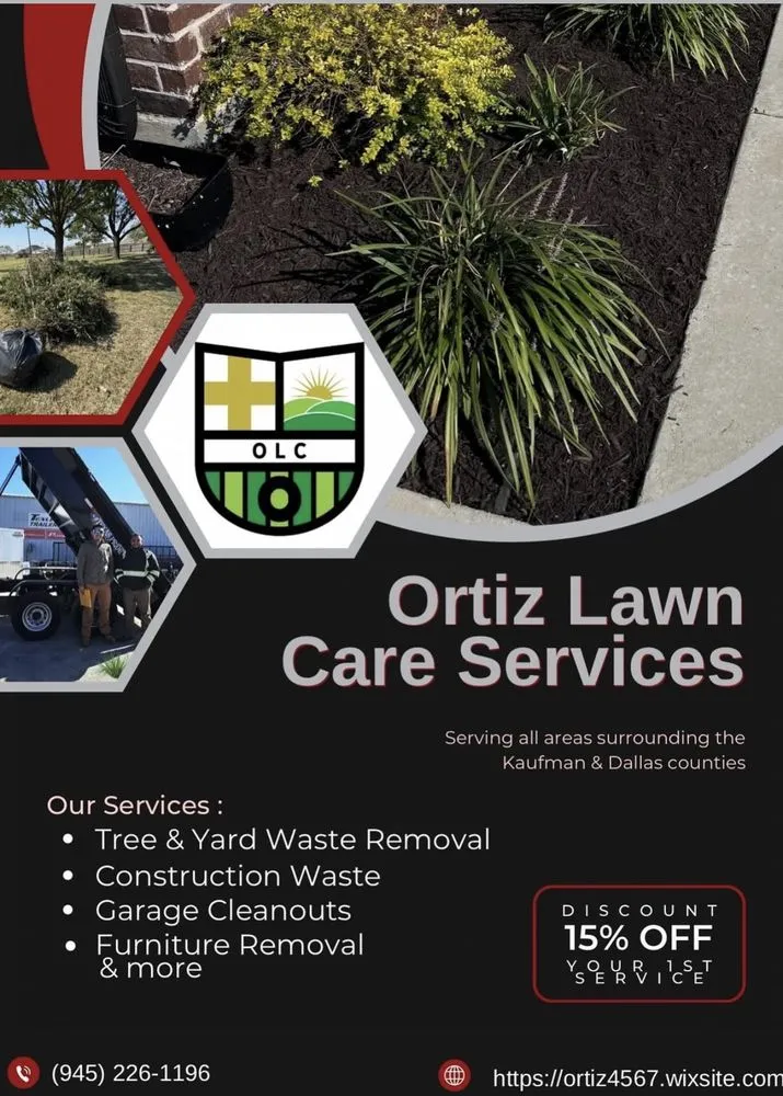 Professional landscape installation for beautiful yards in Crandall, TX by Ortiz Lawn Care Service
