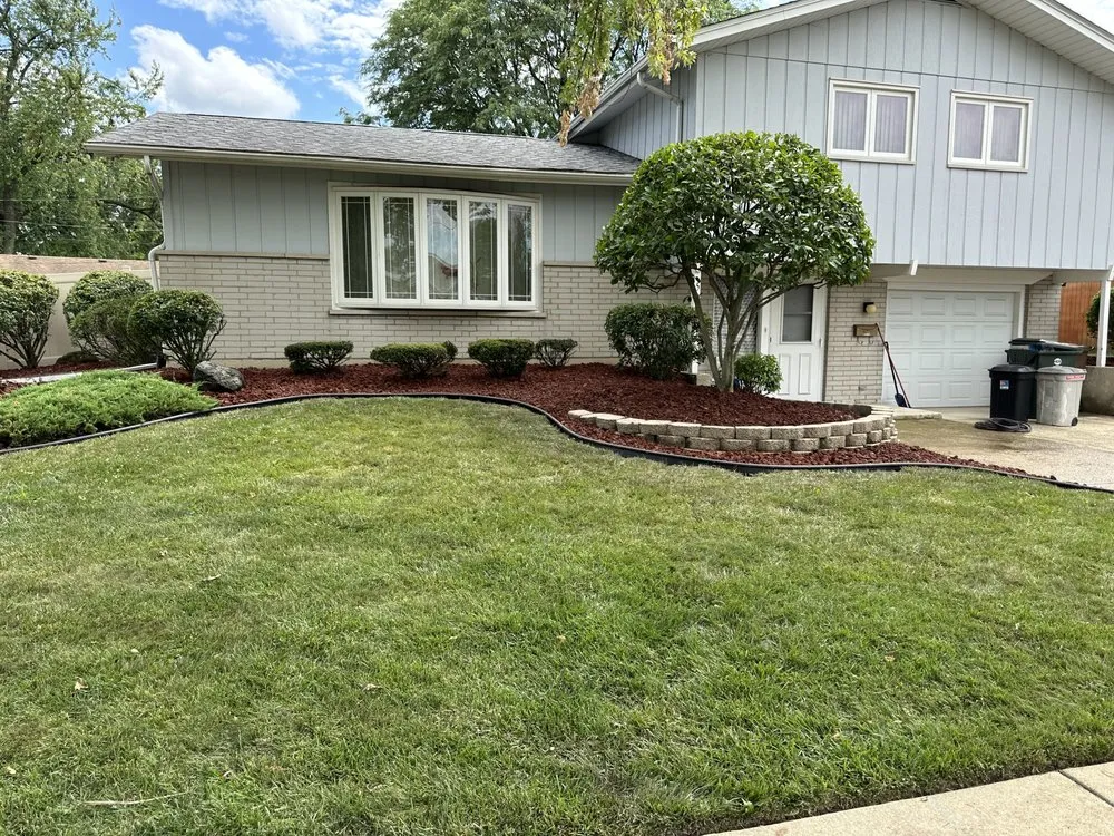 Professional landscape installation in Chicago, IL by ORZ Landscaping