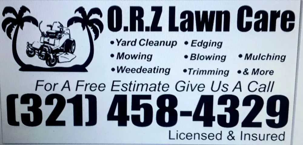 Reliable yard cleanup service in Cocoa, FL by ORZ Lawn Care