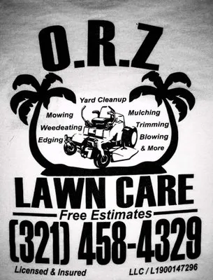 ORZ Lawn Care Logo