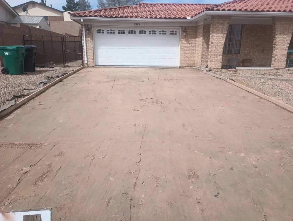 Professional landscape installation in Albuquerque, NM by Orzo Concrete & Landscaping