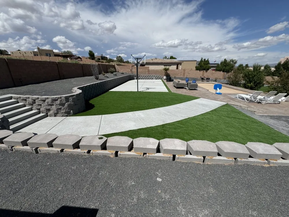 Custom landscape installation experts serving Albuquerque, NM - Orzo Concrete & Landscaping
