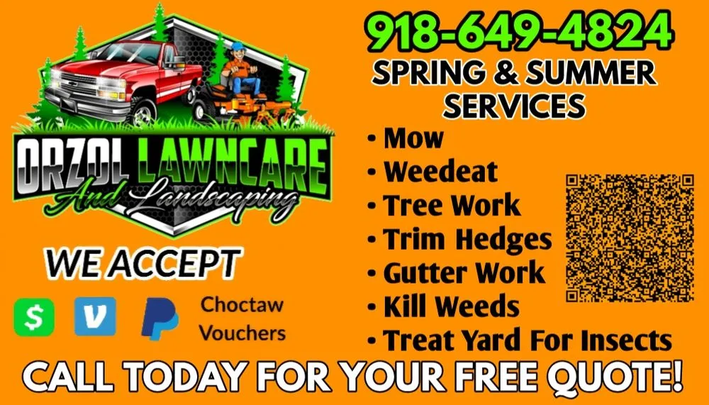 Professional yard maintenance with custom design in Panama, OK by Orzol Lawncare