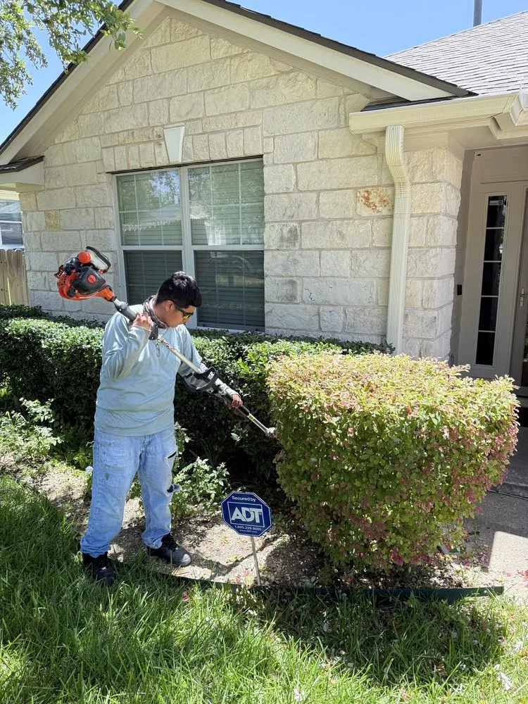 Professional residential landscaping with custom design across Round Rock, TX - Osbaldo Lawn Care