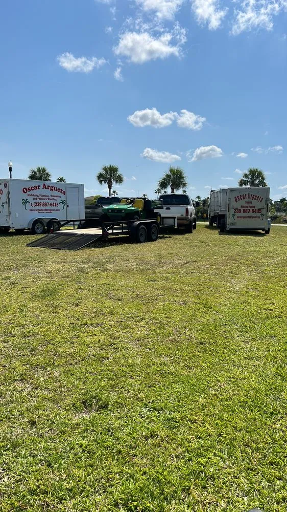 Affordable residential landscaping with custom design across Lehigh Acres, FL - Oscar Argueta Lawn Services