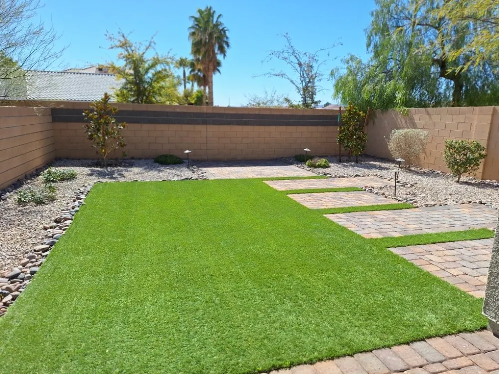 Professional landscape installation in Las Vegas, NV by Oscar Landscaping