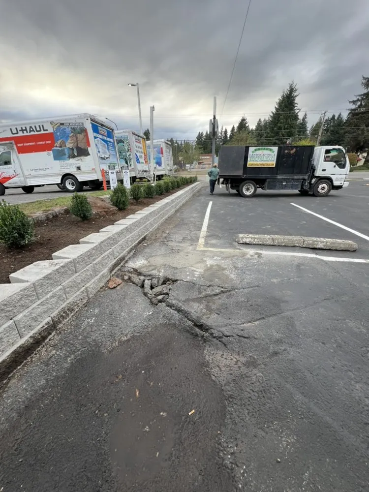 Custom residential landscaping with custom design in Silverdale, WA by Oscar's Landscaping & Construction