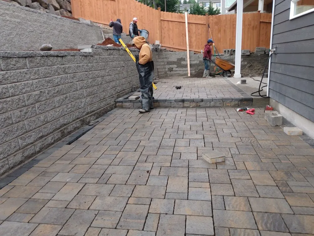 Trusted residential landscaping with custom design in Silverdale, WA by Oscar's Landscaping & Construction