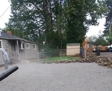 Professional landscape installation in Woodland, WA by Oscar's Landscaping