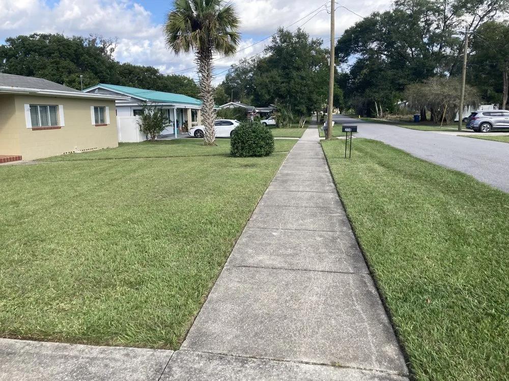 Professional landscape installation for homes in DeLand, FL by Osem’s Landscaping and More