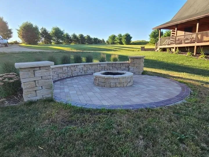 Custom garden landscaping for residential properties across West Union, IA - Osmundson Professional Lawn Care Service & Landscaping