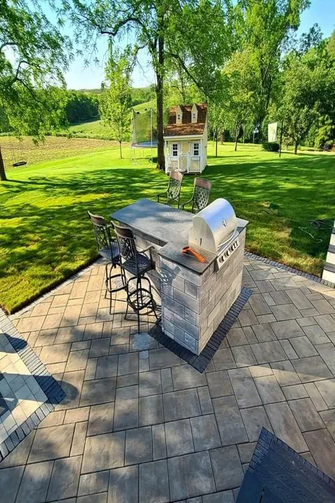 Top-rated landscape design for year-round maintenance in West Union, IA by Osmundson Professional Lawn Care Service & Landscaping