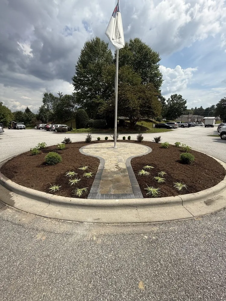 Professional landscape design for beautiful yards in Fletcher, NC by Osteen Lawn and Landscape