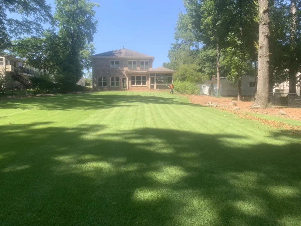 Affordable lawn mowing service for year-round maintenance in Atlanta, GA by Osvin Landscaping