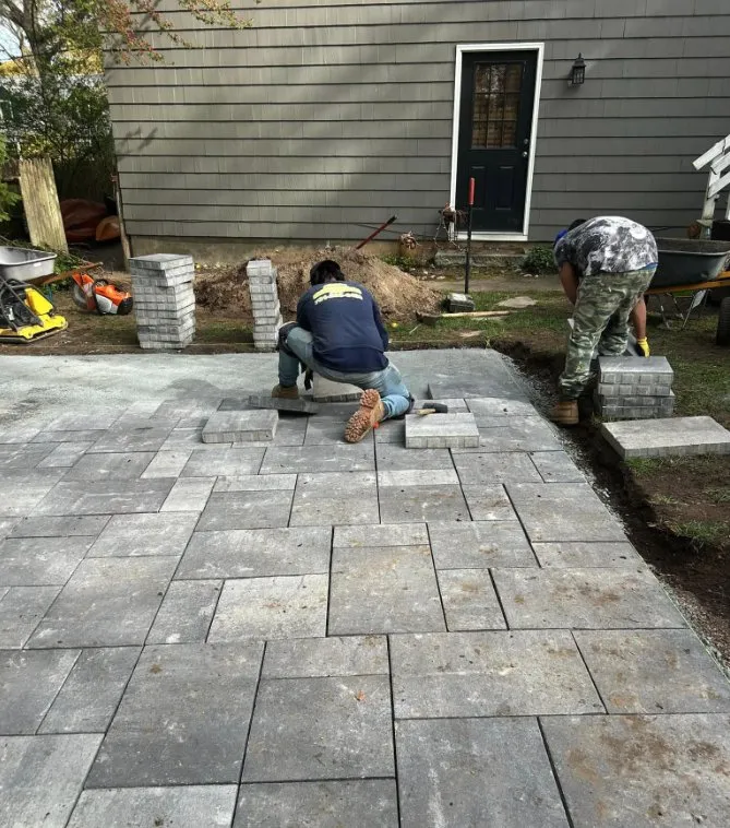 Local landscape installation in Swampscott, MA - Osw landscaping & construction