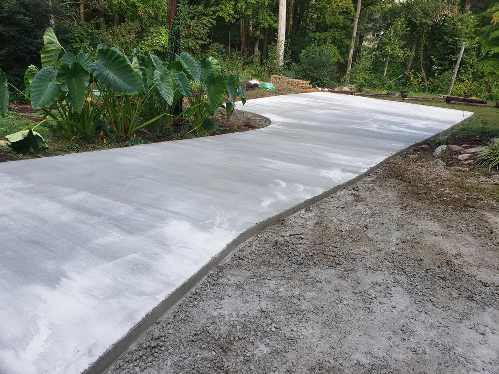 Reliable landscape installation in Bullock, NC by Oswald Concrete Services and Landscaping
